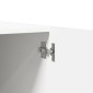 vidaXL Ντουλάπα Λευκή 80 x 52 x 180 εκ. από Μοριοσανίδα