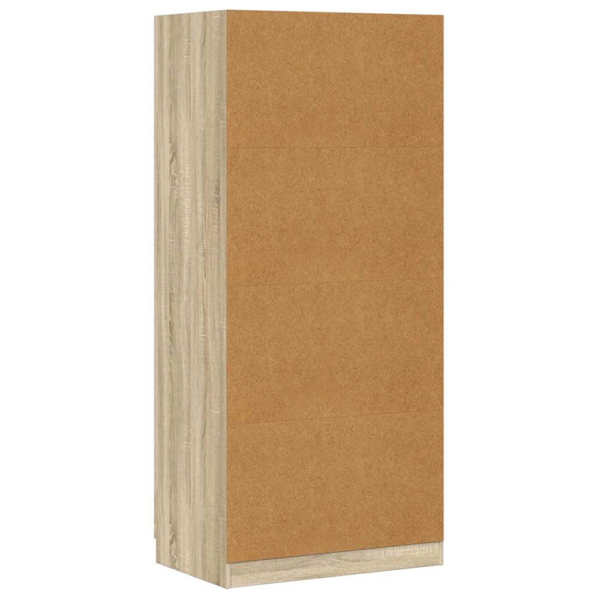 vidaXL Ντουλάπα Χρώμα Sonoma-Δρυς 80 x 52 x 180 εκ. από Μοριοσανίδα