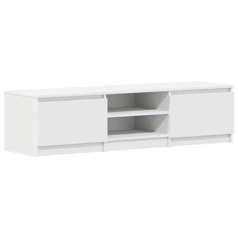 vidaXL Έπιπλο Τηλεόρασης Λευκό 140 x 40 x 35,5 εκ. από Επεξ. Ξύλο
