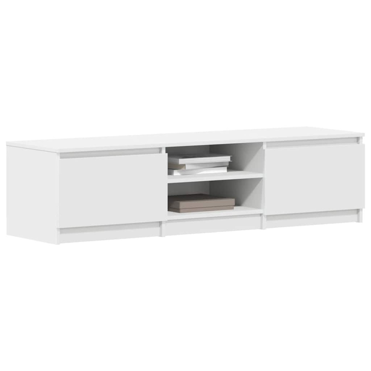 vidaXL Έπιπλο Τηλεόρασης Λευκό 140 x 40 x 35,5 εκ. από Μοριοσανίδα
