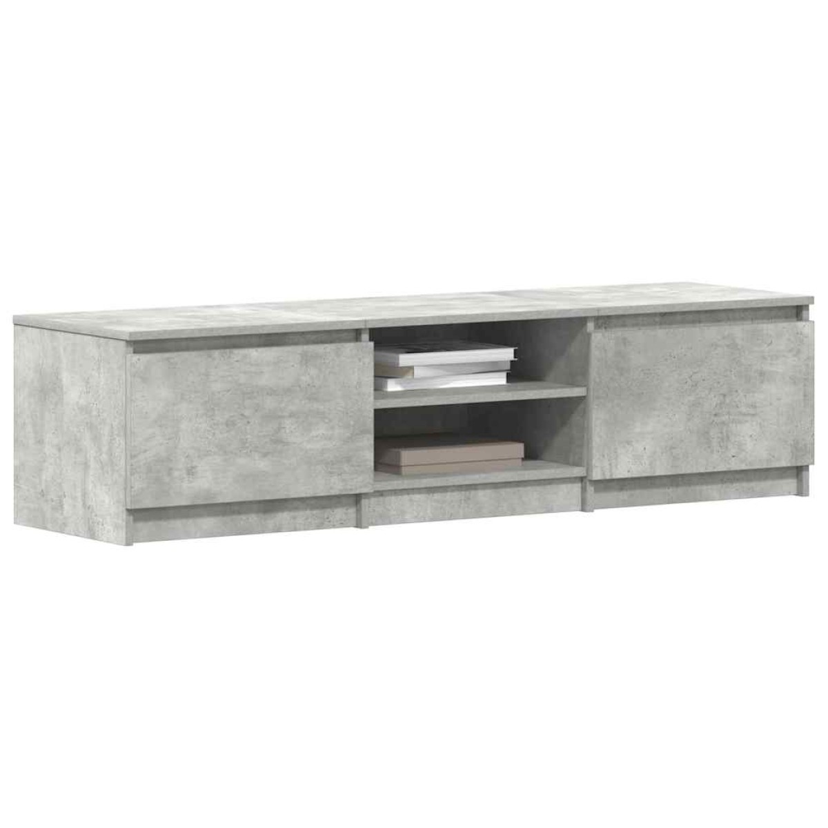 vidaXL Έπιπλο Τηλεόρασης Γκρι Σκυροδέματος 140x40x35,5 εκ. Μοριοσανίδα