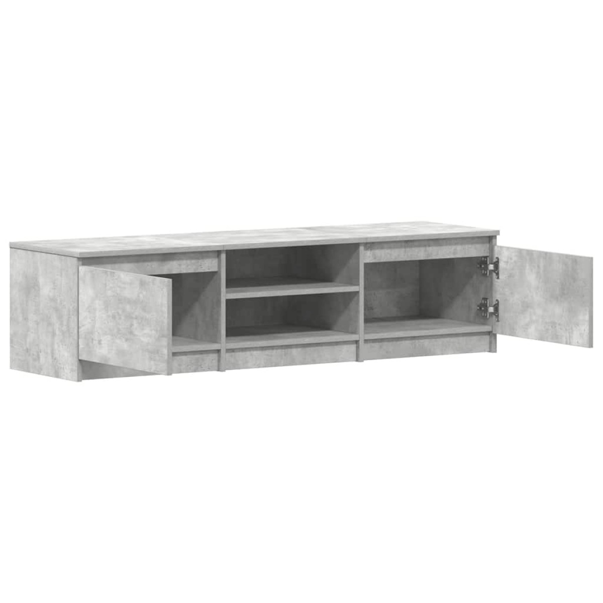 vidaXL Έπιπλο Τηλεόρασης Γκρι Σκυροδέματος 140x40x35,5 εκ. Μοριοσανίδα