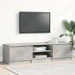 vidaXL Έπιπλο Τηλεόρασης Γκρι Σκυροδέματος 140x40x35,5 εκ. Μοριοσανίδα