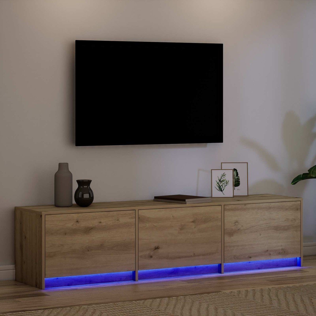 vidaXL Ντουλάπι TV Artisan Oak Επεξεργασμένο Ξύλο