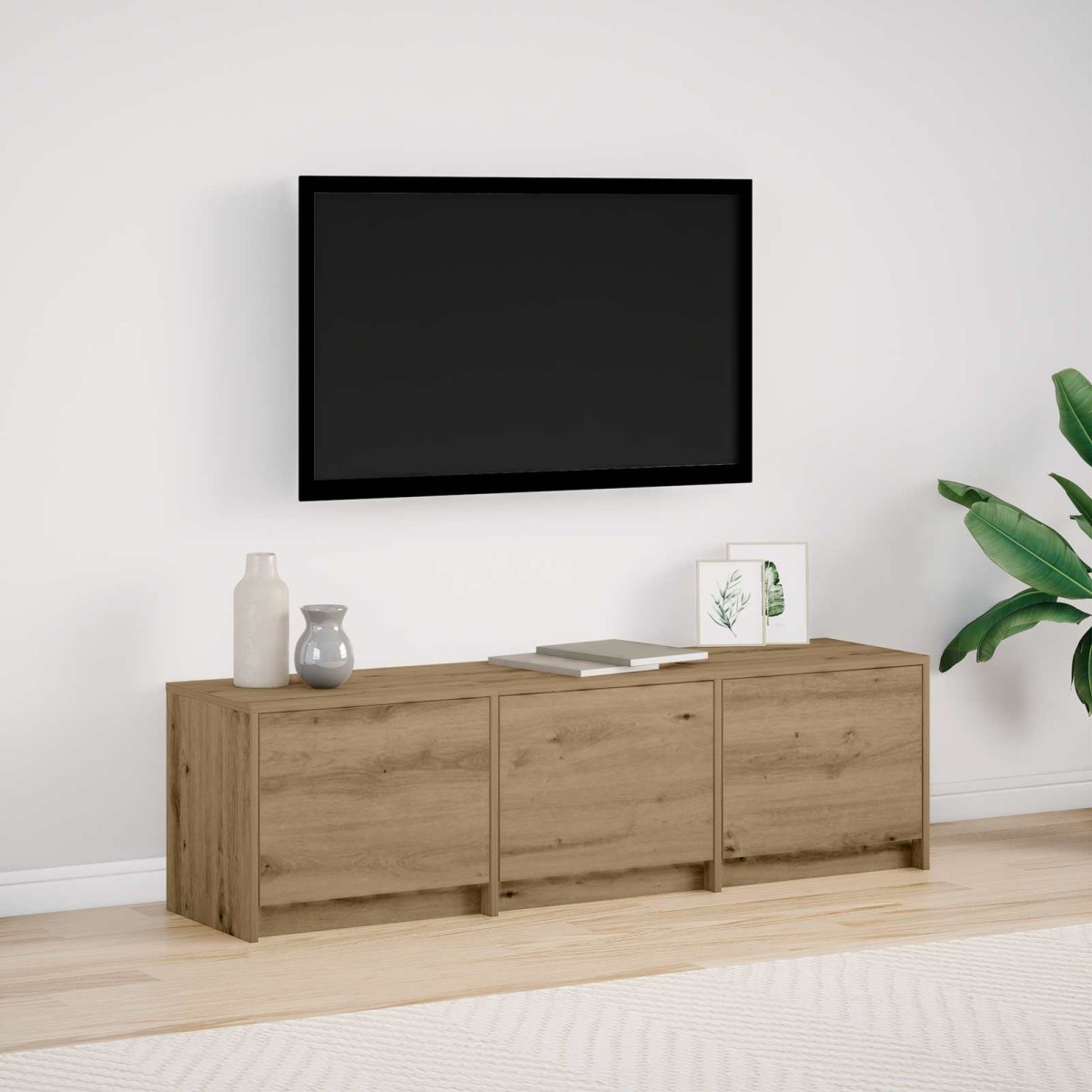vidaXL Ντουλάπι TV Artisan Oak Επεξεργασμένο Ξύλο