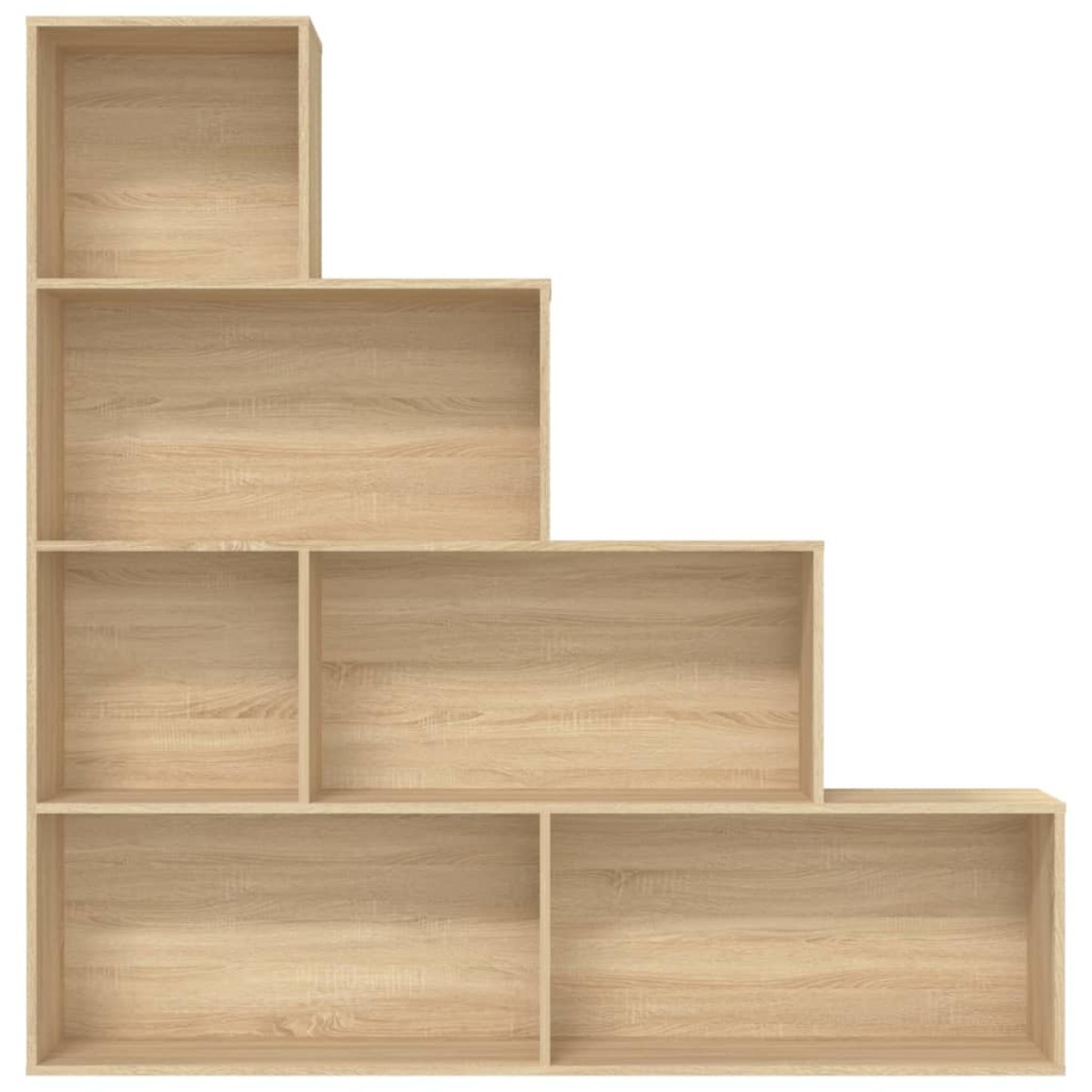 vidaXL Βιβλιοθήκη/Διαχωριστικό Sonoma Δρυς 155x24x160 εκ. Μοριοσανίδα