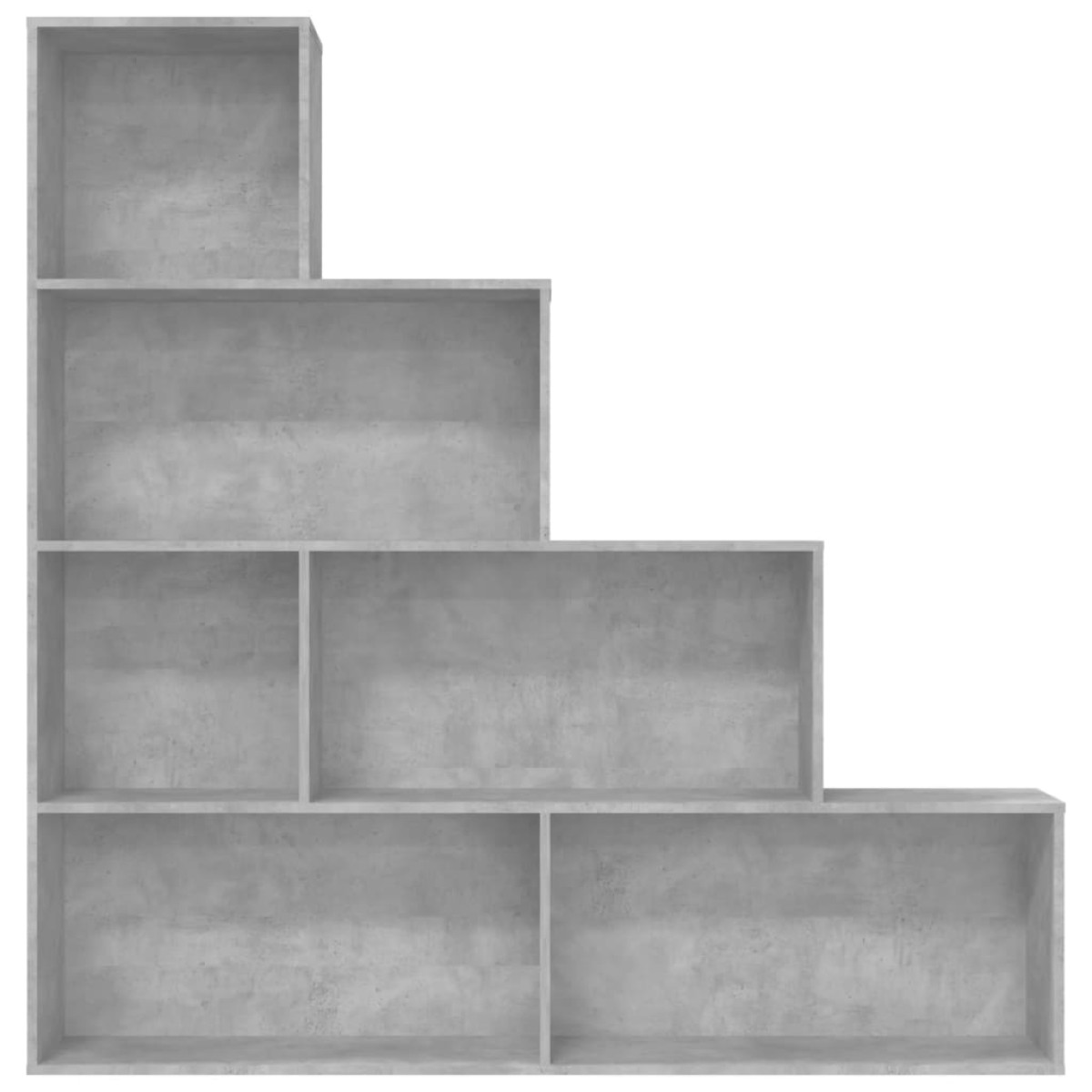 vidaXL Βιβλιοθήκη/Διαχωριστικό Γκρι Σκυροδ. 155x24x160 εκ. Μοριοσανίδα