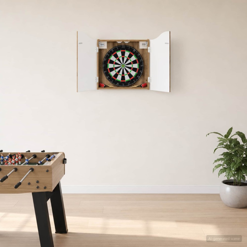 vidaXL Ντουλάπα Πινάκων Βελών Artisan Δρυς 56 x 12 x 63 εκ