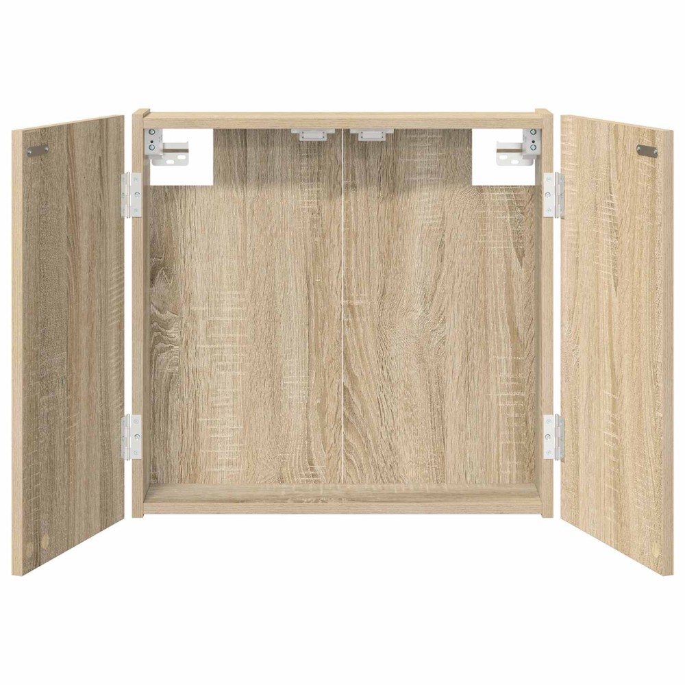 vidaXL Ντουλάπα Πινάκων Βελών Sonoma Δρυς 56 x 12 x 53,5 εκ.