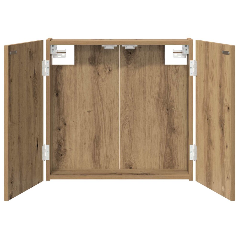 vidaXL Ντουλάπα Πινάκων Βελών Artisan Δρυς 56 x 12 x 53,5 εκ.