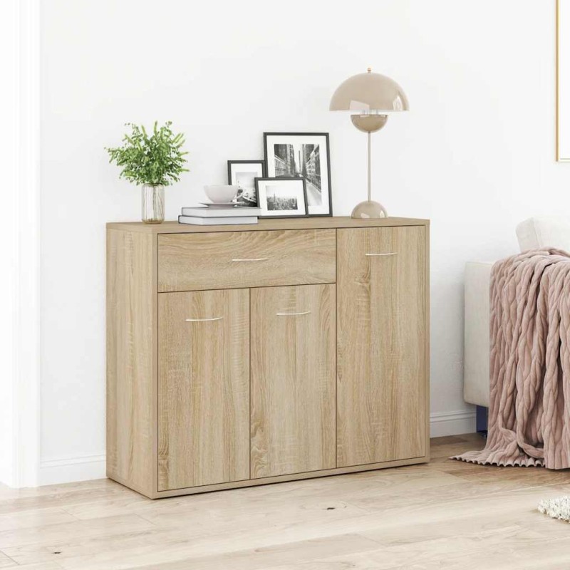 vidaXL Μπουφές Sonoma Δρυς 88 x 30 x 70 εκ. από Επεξεργασμένο Ξύλο