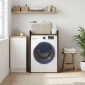 vidaXL Ντουλάπα Πλυντηρίου Καπνιστό Δρύς 67,5 x 62 x 97 εκ