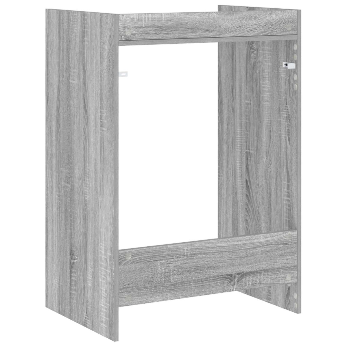 vidaXL Ντουλάπα Πλυντηρίου Γκρίζο Σονομα 67,5 x 48 x 97 εκ