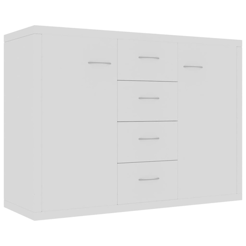 vidaXL Μπουφές Λευκός 88 x 30 x 65 εκ. από Επεξ. Ξύλο
