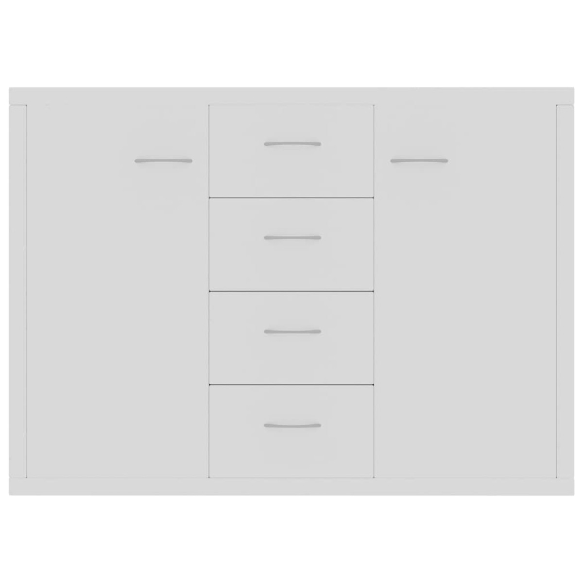 vidaXL Μπουφές Λευκός 88 x 30 x 65 εκ. από Μοριοσανίδα
