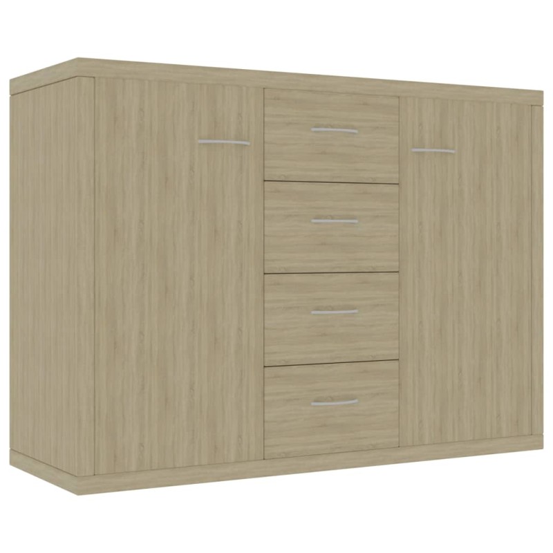 vidaXL Μπουφές Sonoma Δρυς 88 x 30 x 65 εκ. από Επεξ. Ξύλο