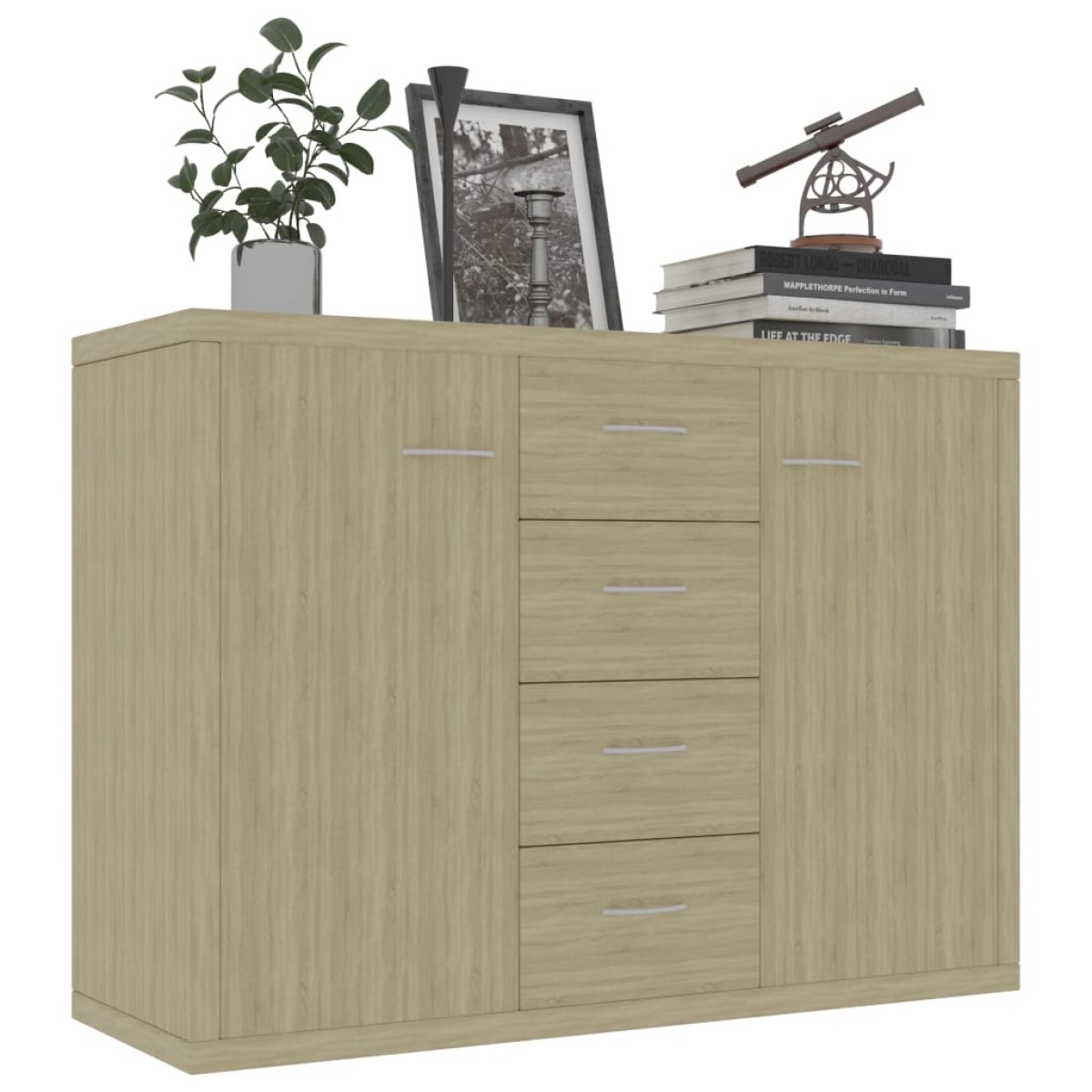 vidaXL Μπουφές Sonoma Δρυς 88 x 30 x 65 εκ. από Μοριοσανίδα