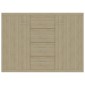 vidaXL Μπουφές Sonoma Δρυς 88 x 30 x 65 εκ. από Μοριοσανίδα