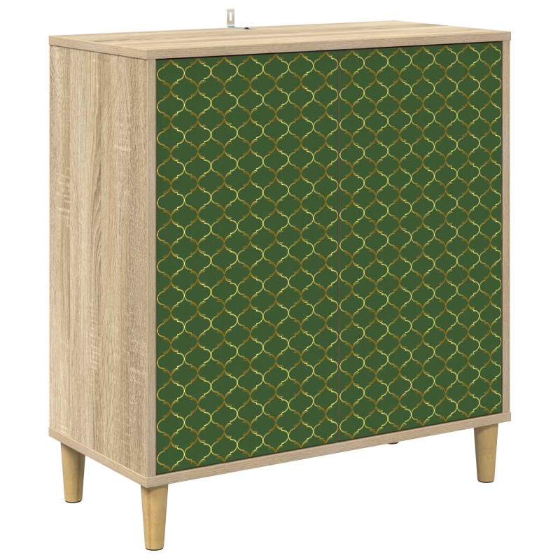 vidaXL Πλαϊνό γραφείο GELEEN Sonoma 69 x 33 x 75 εκ.