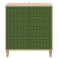 vidaXL Πλαϊνό γραφείο GELEEN Sonoma 69 x 33 x 75 εκ.