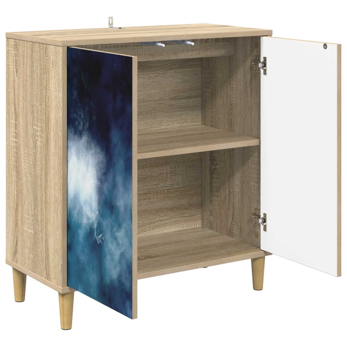 vidaXL Πλαϊνό γραφείο RAALTE Sonoma 69 x 33 x 75 εκ.