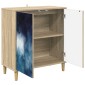 vidaXL Πλαϊνό γραφείο RAALTE Sonoma 69 x 33 x 75 εκ.