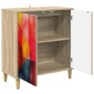 vidaXL Πλαϊνό γραφείο HEESCH Sonoma 69 x 33 x 75 εκ.