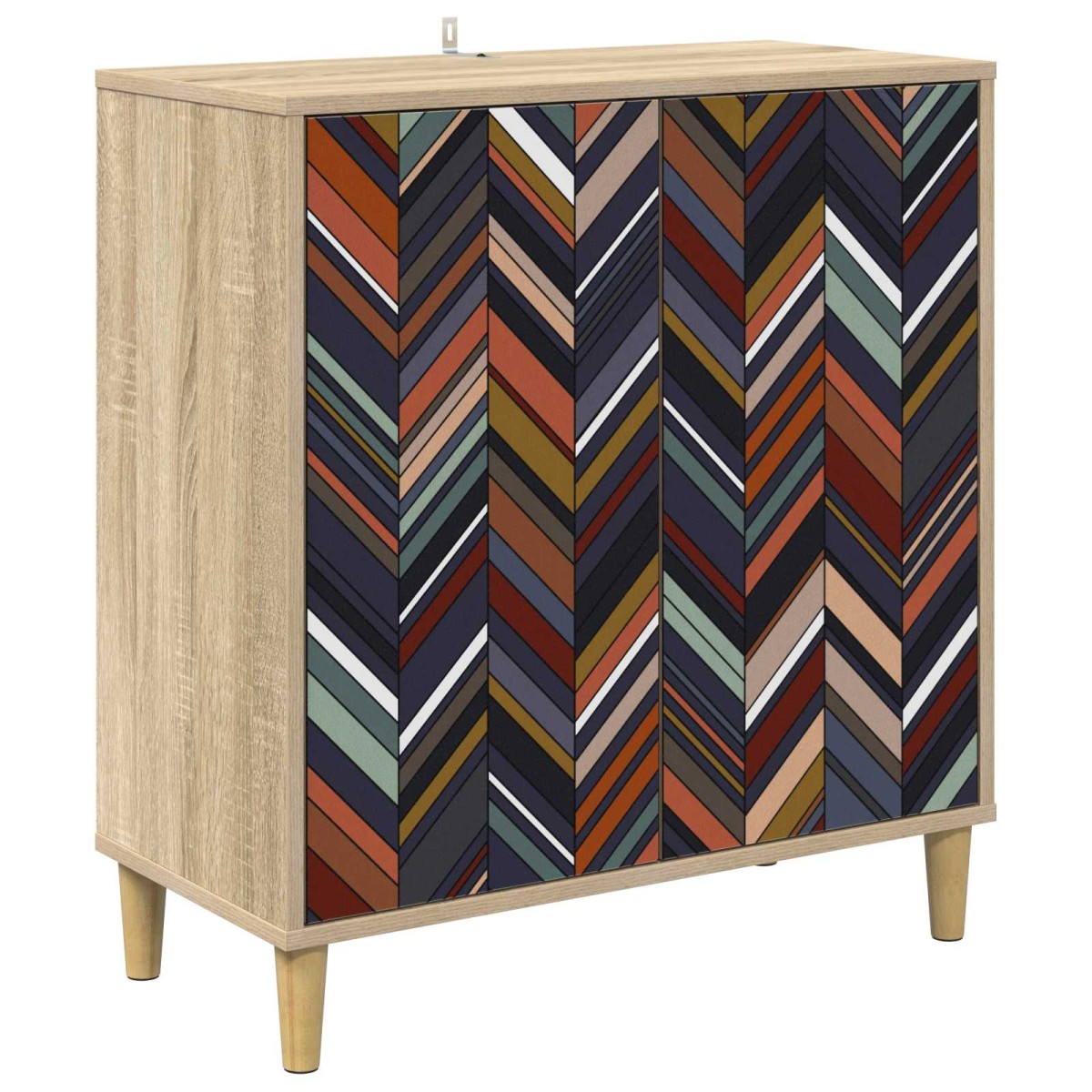 vidaXL Πλαϊνό γραφείο OMMEN Sonoma 69 x 33 x 75 εκ. Επεξεργασμένο Ξύλο