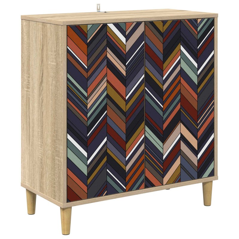 vidaXL Πλαϊνό γραφείο OMMEN Sonoma 69 x 33 x 75 εκ. Επεξεργασμένο Ξύλο