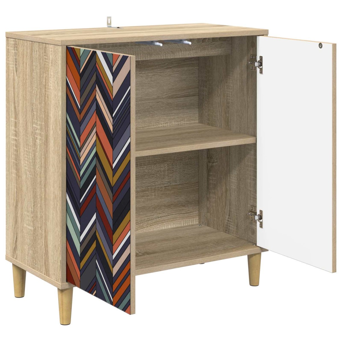 vidaXL Πλαϊνό γραφείο OMMEN Sonoma 69 x 33 x 75 εκ. Επεξεργασμένο Ξύλο