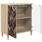 vidaXL Πλαϊνό γραφείο OMMEN Sonoma 69 x 33 x 75 εκ. Επεξεργασμένο Ξύλο