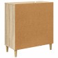 vidaXL Πλαϊνό γραφείο OMMEN Sonoma 69 x 33 x 75 εκ. Επεξεργασμένο Ξύλο