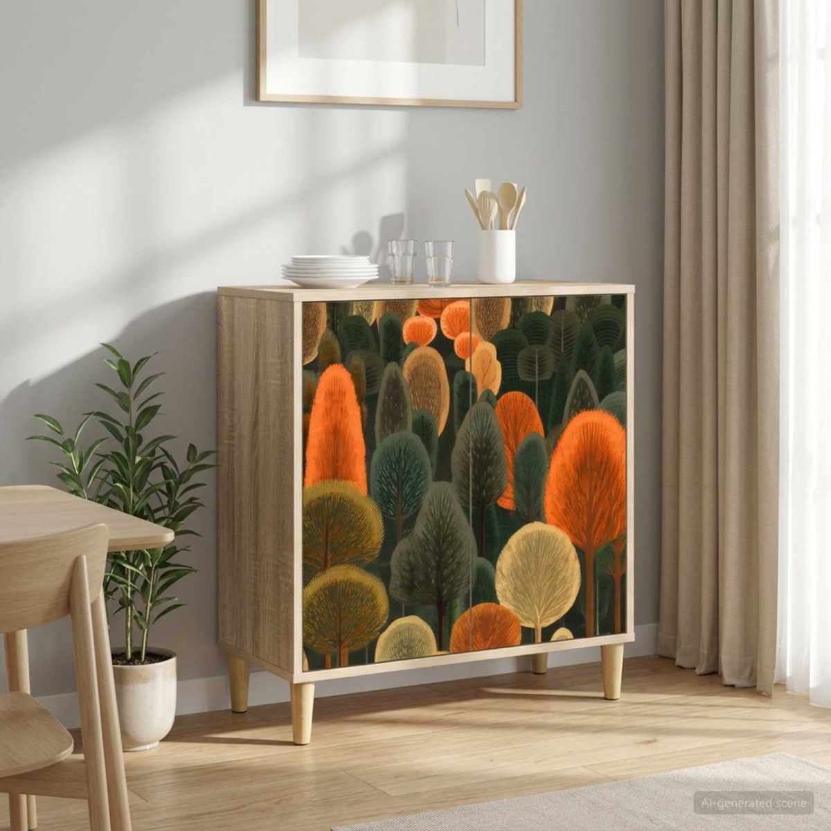 vidaXL Πλαϊνό γραφείο ZAANDAM Sonoma 69 x 33 x 75 εκ.