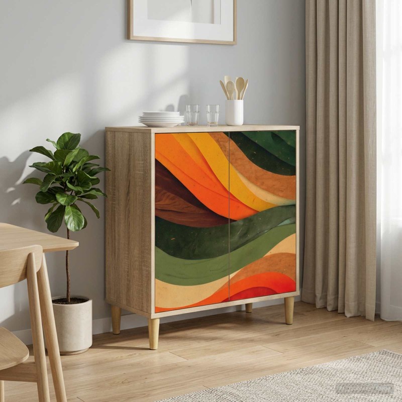 vidaXL Πλαϊνό γραφείο BONN Sonoma 69 x 33 x 75 εκ. Επεξεργασμένο Ξύλο
