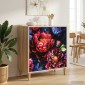 vidaXL Πλαϊνό γραφείο KIEL Sonoma 69 x 33 x 75 εκ. Επεξεργασμένο Ξύλο