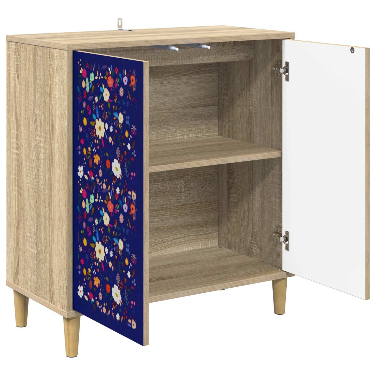 vidaXL Πλαϊνό γραφείο MAINZ Sonoma 69 x 33 x 75 εκ. Επεξεργασμένο Ξύλο