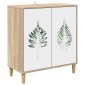 vidaXL Πλαϊνό γραφείο HANAU Sonoma 69 x 33 x 75 εκ. Επεξεργασμένο Ξύλο