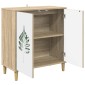 vidaXL Πλαϊνό γραφείο HANAU Sonoma 69 x 33 x 75 εκ. Επεξεργασμένο Ξύλο
