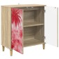 vidaXL Πλαϊνό γραφείο AACHEN Sonoma 69 x 33 x 75 εκ.