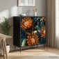 vidaXL Πλαϊνό γραφείο LOCHEM Μαύρη Δρυς 69 x 33 x 76 εκ.