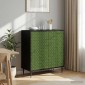 vidaXL Πλαϊνό γραφείο GELEEN Μαύρη Δρυς 69 x 33 x 76 εκ.