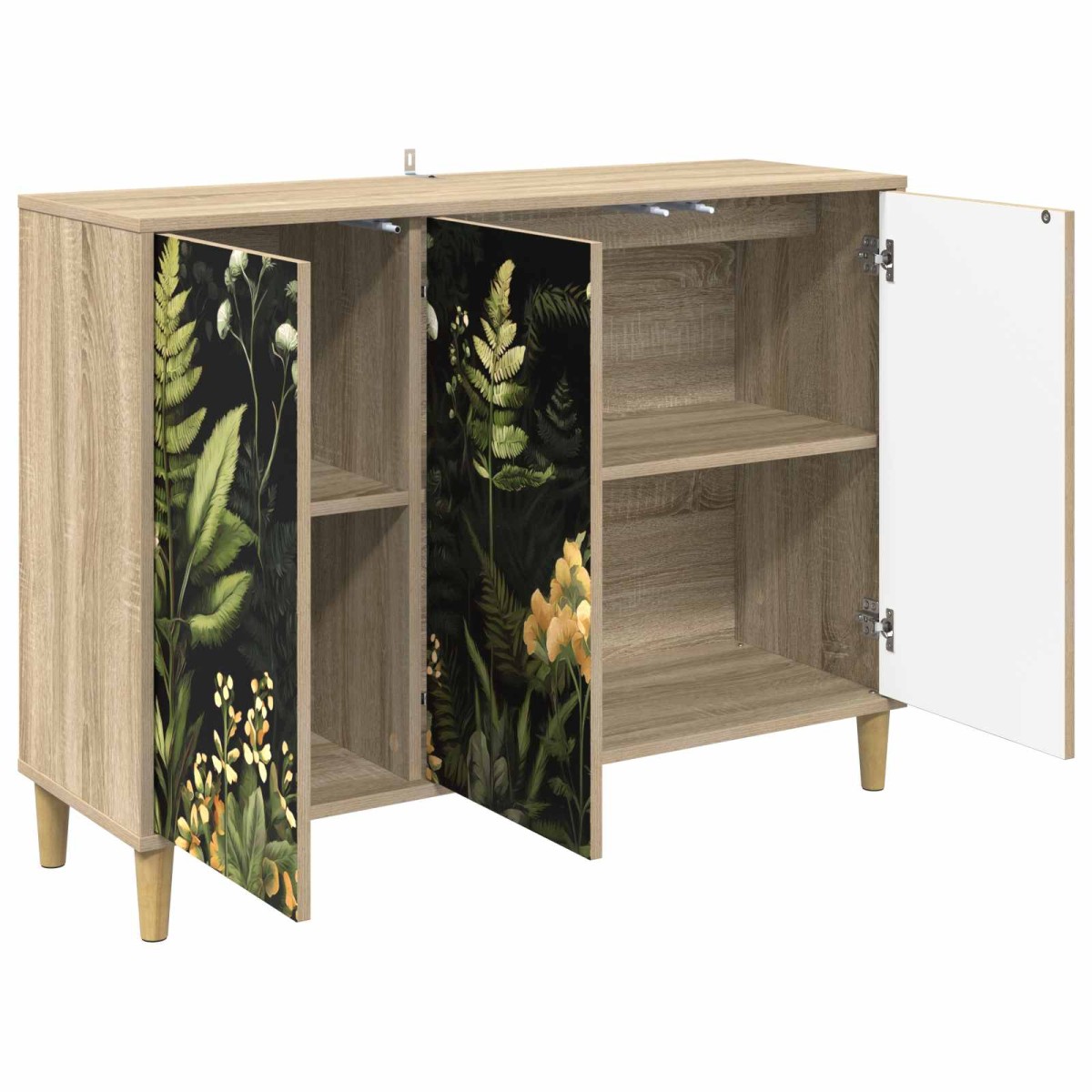 vidaXL Πλαϊνό γραφείο RHENEN Sonoma 102 x 33 x 75 εκ.