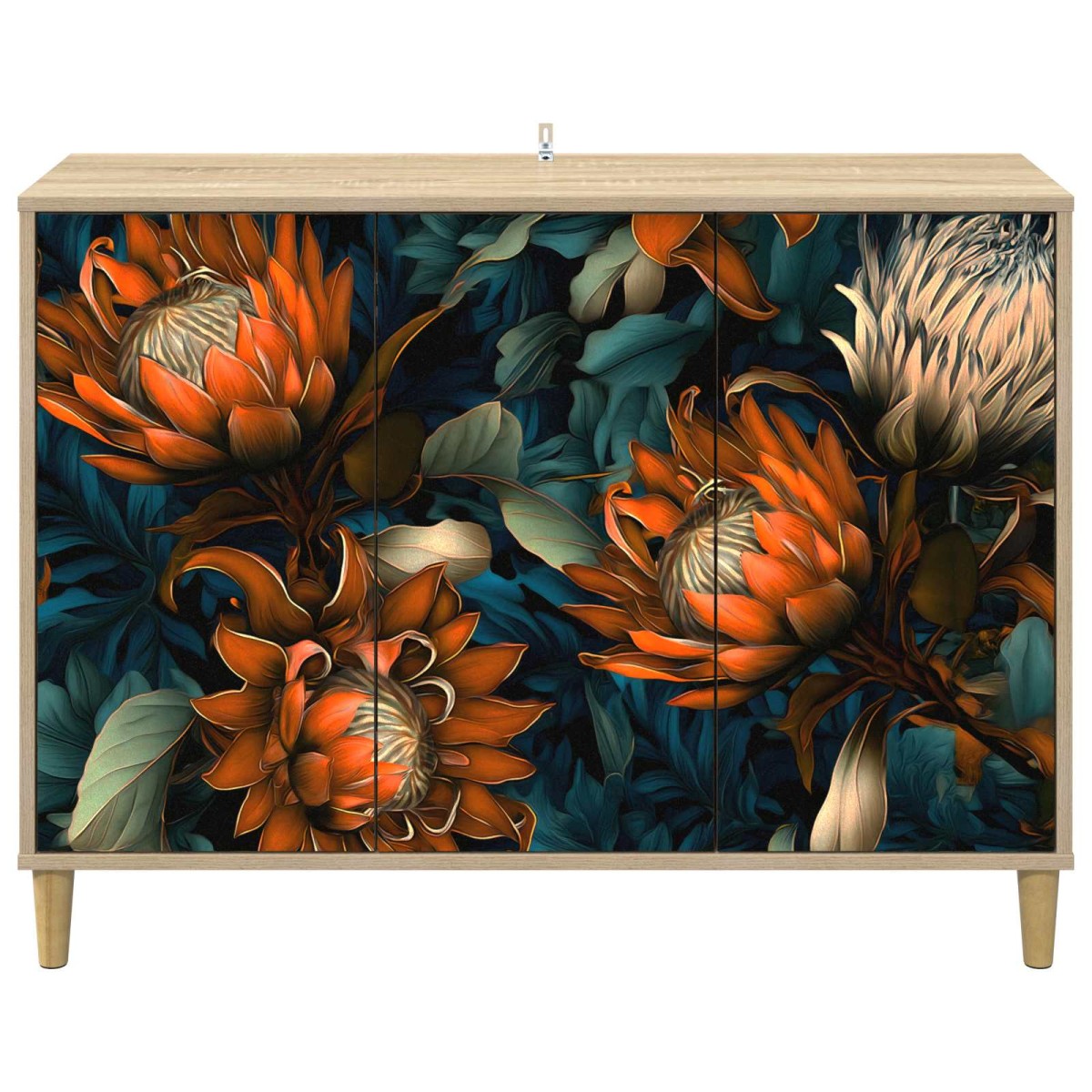 vidaXL Πλαϊνό γραφείο LOCHEM Sonoma 102 x 33 x 75 εκ.