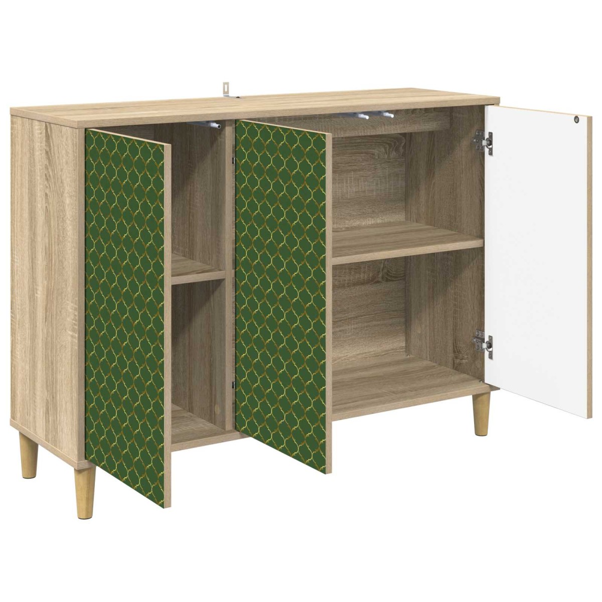 vidaXL Πλαϊνό γραφείο GELEEN Sonoma 102 x 33 x 75 εκ.