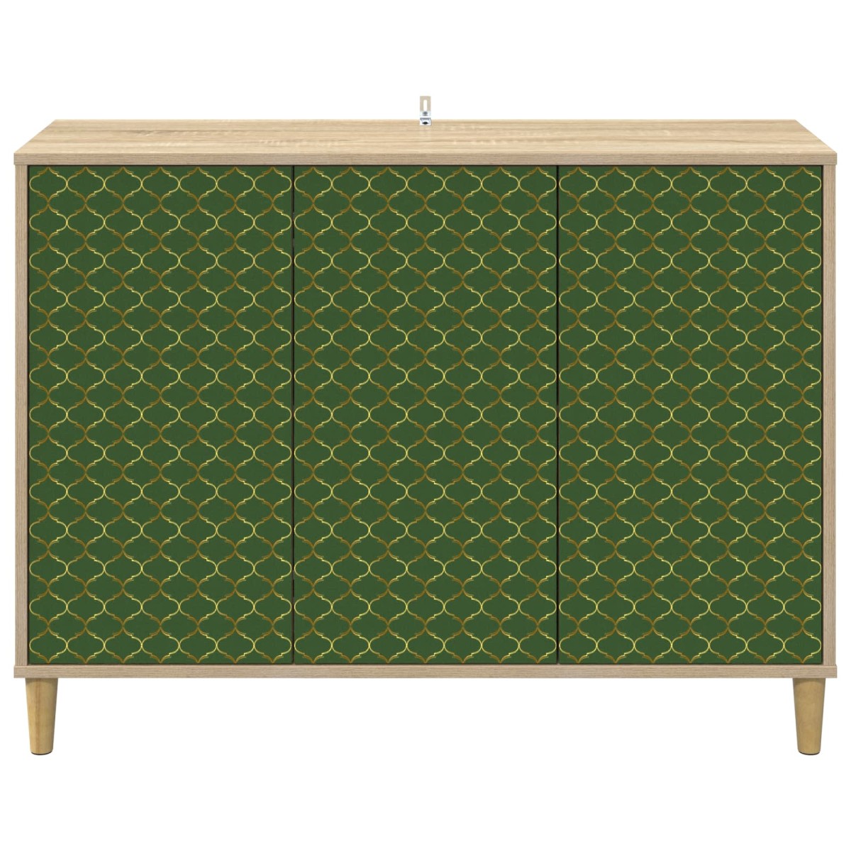 vidaXL Πλαϊνό γραφείο GELEEN Sonoma 102 x 33 x 75 εκ.