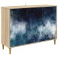 vidaXL Πλαϊνό γραφείο RAALTE Sonoma 102 x 33 x 75 εκ.