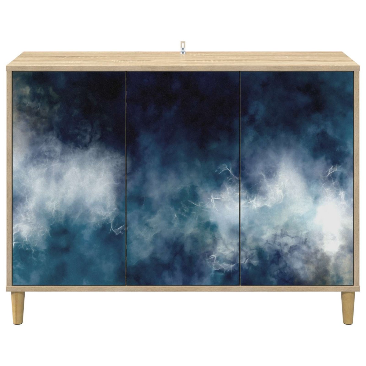 vidaXL Πλαϊνό γραφείο RAALTE Sonoma 102 x 33 x 75 εκ.
