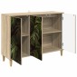 vidaXL Πλαϊνό γραφείο ELBURG Sonoma 102 x 33 x 75 εκ.
