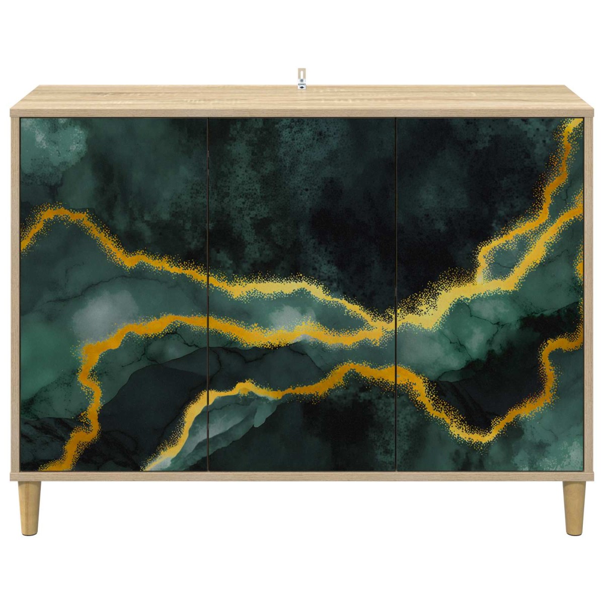 vidaXL Πλαϊνό γραφείο WIJHE Sonoma 102 x 33 x 75 εκ.