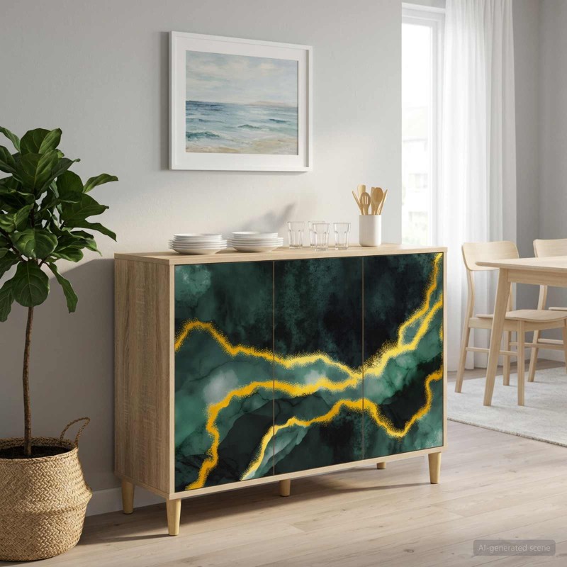 vidaXL Πλαϊνό γραφείο WIJHE Sonoma 102 x 33 x 75 εκ.